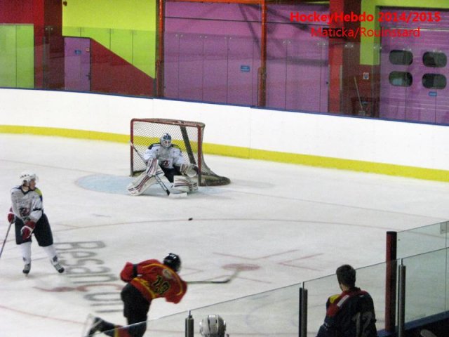 Photo hockey match Besançon - Luxembourg le 08/11/2014