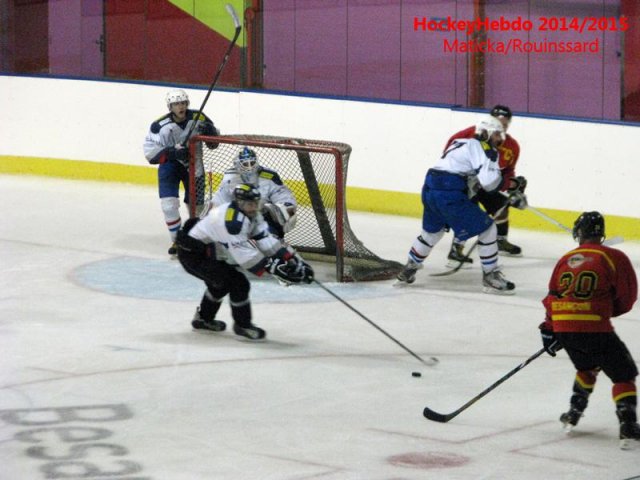 Photo hockey match Besançon - Luxembourg le 08/11/2014