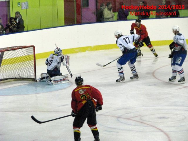 Photo hockey match Besançon - Luxembourg le 08/11/2014