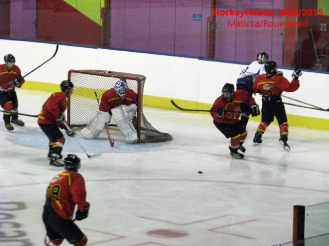 Photo hockey match Besançon - Luxembourg le 08/11/2014