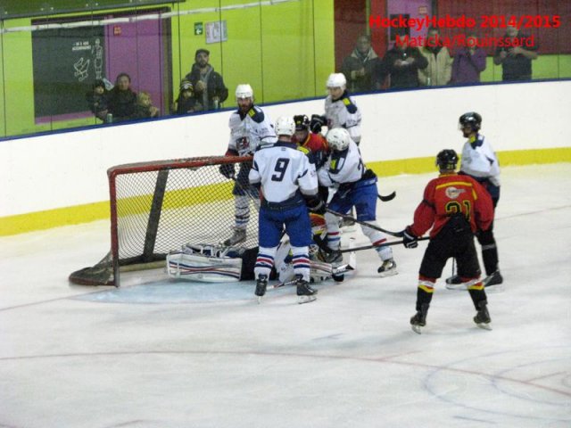 Photo hockey match Besançon - Luxembourg le 08/11/2014