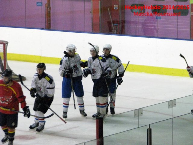 Photo hockey match Besançon - Luxembourg le 08/11/2014