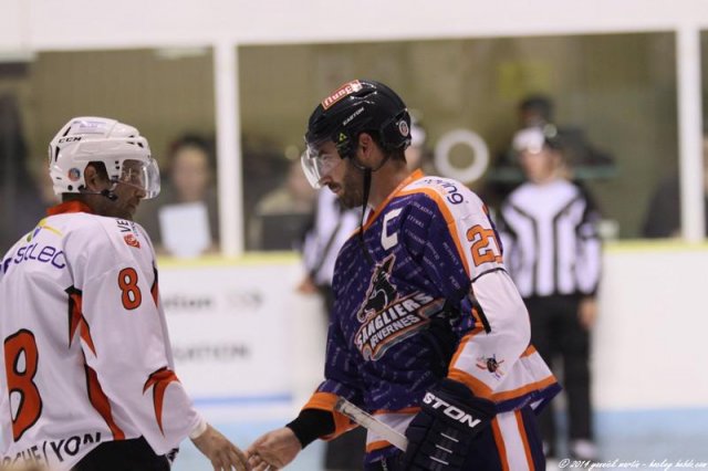 Photo hockey match Clermont-Ferrand - La Roche-sur-Yon le 08/11/2014