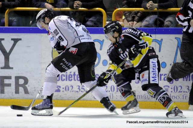 Photo hockey match Rouen - Brest  le 12/11/2014
