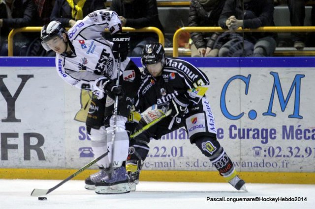 Photo hockey match Rouen - Brest  le 12/11/2014