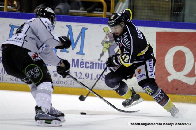 Photo hockey match Rouen - Brest  le 12/11/2014