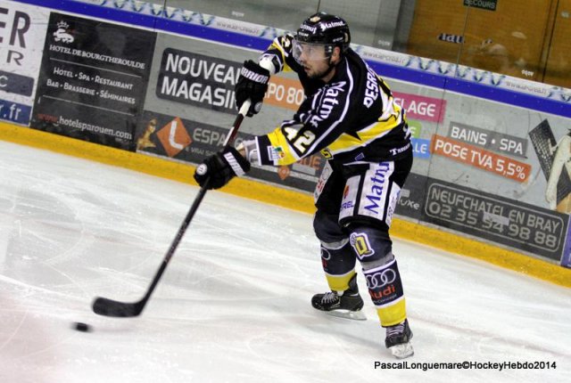 Photo hockey match Rouen - Brest  le 12/11/2014