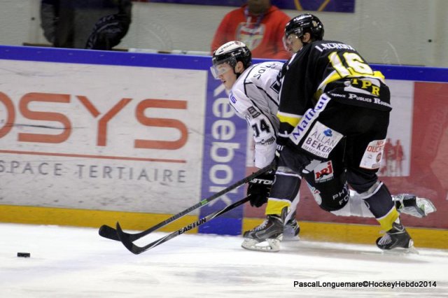 Photo hockey match Rouen - Brest  le 12/11/2014