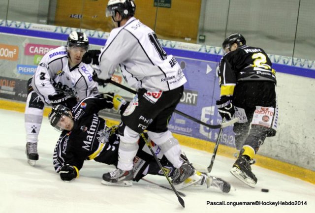 Photo hockey match Rouen - Brest  le 12/11/2014