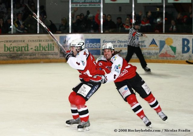 Photo hockey match Briançon  - Grenoble  le 28/12/2008