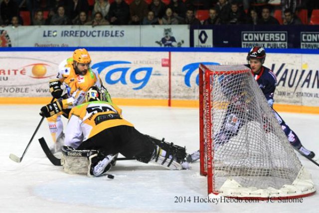 Photo hockey match Grenoble  - Strasbourg  le 14/11/2014