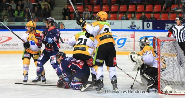 Photo hockey match Grenoble  - Strasbourg  le 14/11/2014