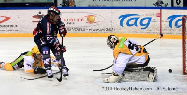 Photo hockey match Grenoble  - Strasbourg  le 14/11/2014