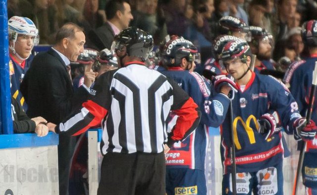 Photo hockey match Grenoble  - Strasbourg  le 14/11/2014
