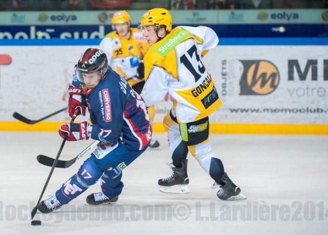 Photo hockey match Grenoble  - Strasbourg  le 14/11/2014