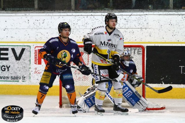 Photo hockey match Chamonix  - Rouen le 14/11/2014