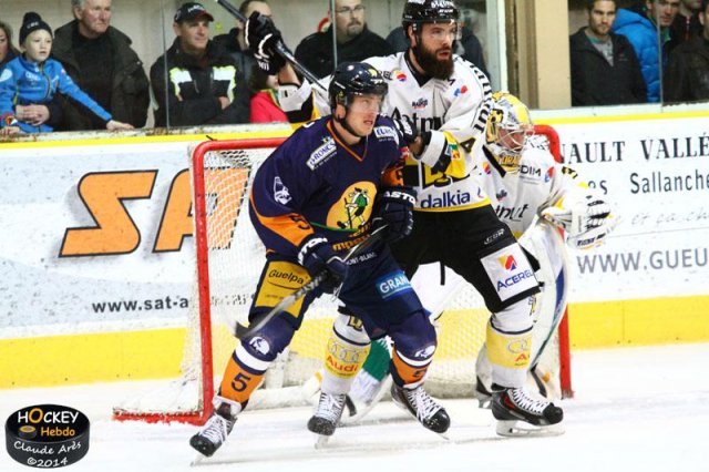 Photo hockey match Chamonix  - Rouen le 14/11/2014