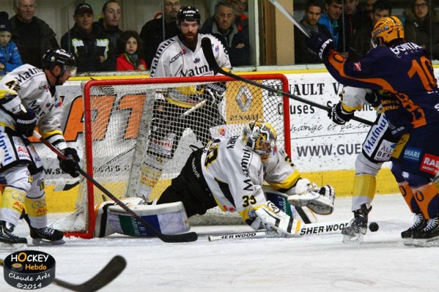 Photo hockey match Chamonix  - Rouen le 14/11/2014