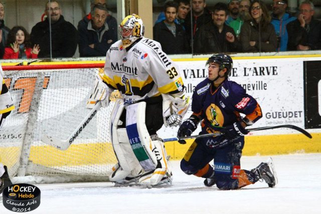 Photo hockey match Chamonix  - Rouen le 14/11/2014