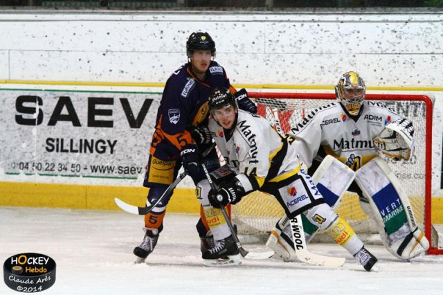 Photo hockey match Chamonix  - Rouen le 14/11/2014