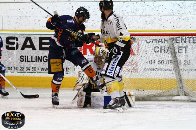 Photo hockey match Chamonix  - Rouen le 14/11/2014