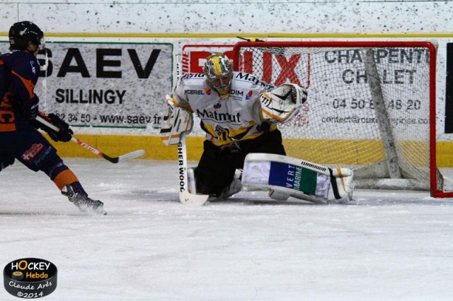 Photo hockey match Chamonix  - Rouen le 14/11/2014