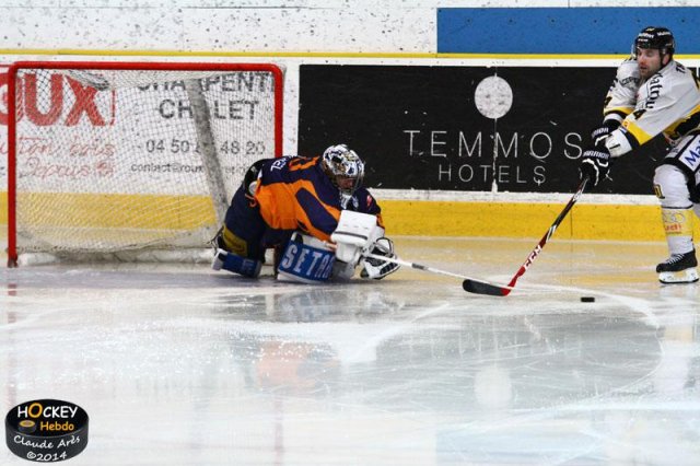 Photo hockey match Chamonix  - Rouen le 14/11/2014