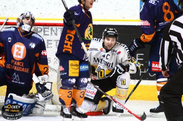Photo hockey match Chamonix  - Rouen le 14/11/2014