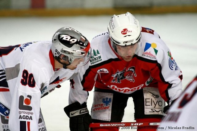Photo hockey match Briançon  - Grenoble  le 28/12/2008