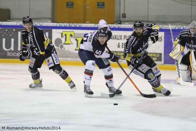 Photo hockey match Rouen - Angers  le 16/11/2014