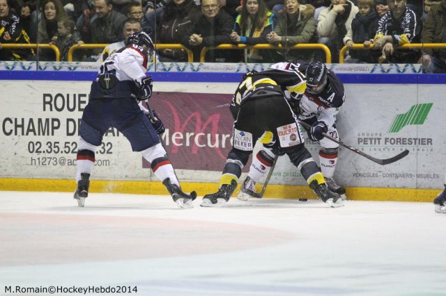 Photo hockey match Rouen - Angers  le 16/11/2014