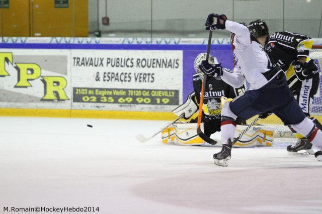 Photo hockey match Rouen - Angers  le 16/11/2014