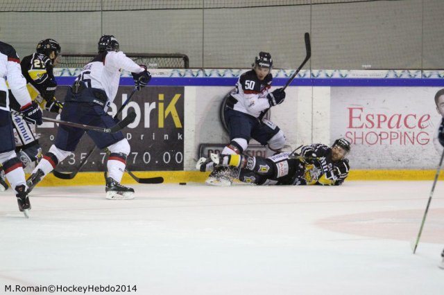 Photo hockey match Rouen - Angers  le 16/11/2014