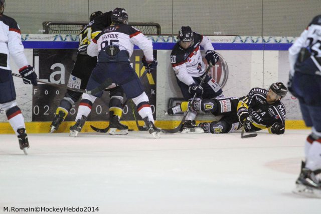 Photo hockey match Rouen - Angers  le 16/11/2014