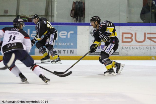 Photo hockey match Rouen - Angers  le 16/11/2014