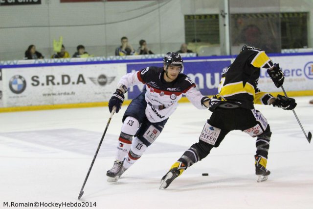 Photo hockey match Rouen - Angers  le 16/11/2014