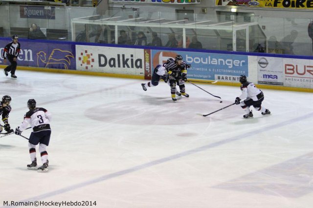 Photo hockey match Rouen - Angers  le 16/11/2014