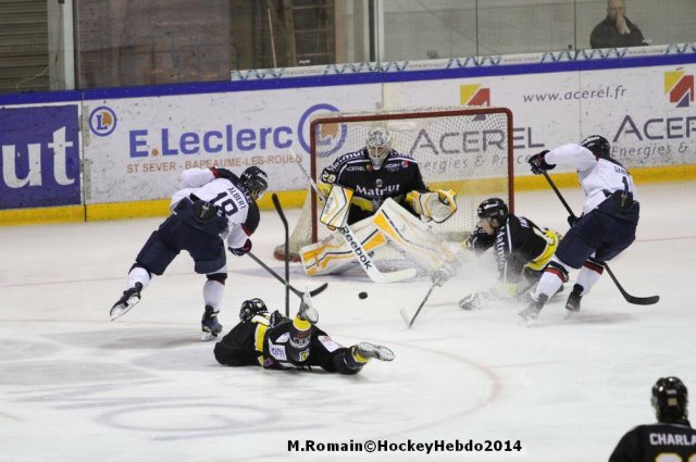 Photo hockey match Rouen - Angers  le 16/11/2014