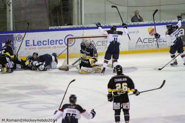 Photo hockey match Rouen - Angers  le 16/11/2014