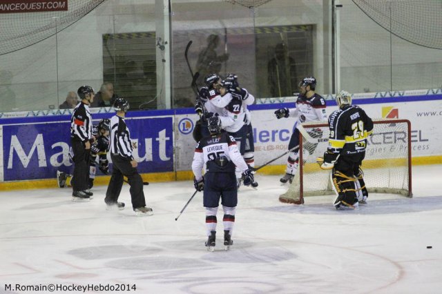 Photo hockey match Rouen - Angers  le 16/11/2014