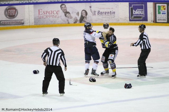 Photo hockey match Rouen - Angers  le 16/11/2014