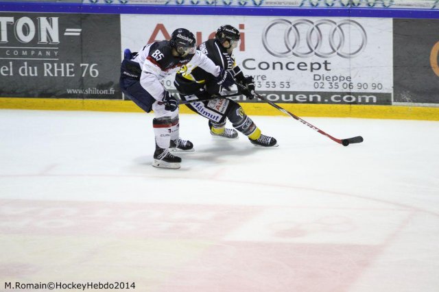 Photo hockey match Rouen - Angers  le 16/11/2014