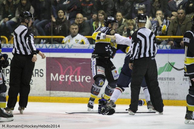 Photo hockey match Rouen - Angers  le 16/11/2014