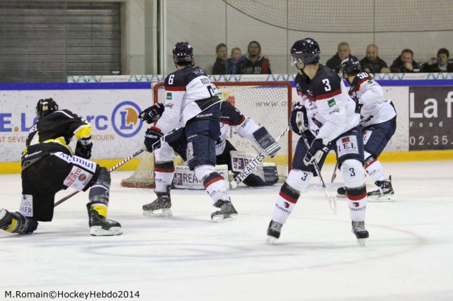 Photo hockey match Rouen - Angers  le 16/11/2014