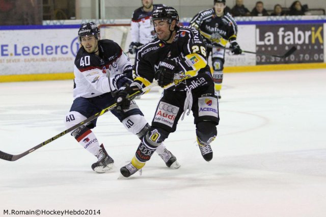 Photo hockey match Rouen - Angers  le 16/11/2014