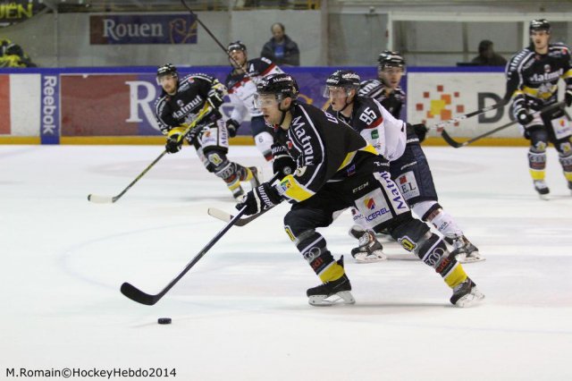 Photo hockey match Rouen - Angers  le 16/11/2014