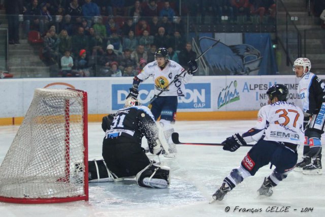 Photo hockey match Gap  - Chamonix  le 16/11/2014