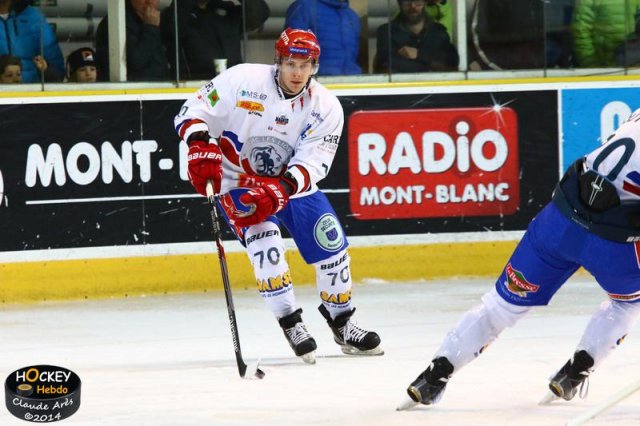 Photo hockey match Chamonix  - Lyon le 22/11/2014