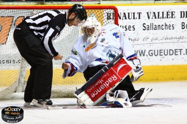 Photo hockey match Chamonix  - Lyon le 22/11/2014