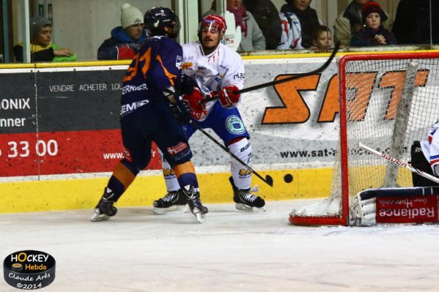 Photo hockey match Chamonix  - Lyon le 22/11/2014